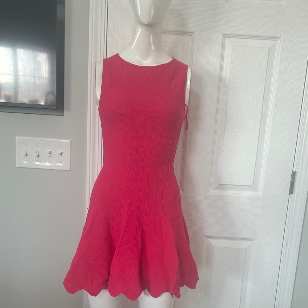 Alice + Olivia Vibrant Red Mini Dress